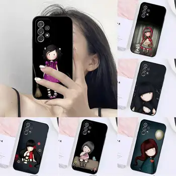 Illustration Girl GorjussES telefono dėklas Fundas, skirtas Samsung S30 S21 Fe S20 Lite S9 S10 E Plus Macia smūgiams atspariam galiniam dangteliui