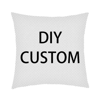 Individualūs spausdinti pagalvių užvalkalai, dekoratyvinės pagalvėlės, dekoratyvinės pagalvės, trumpas pliušinis, pasidaryk pats, 50x50, dvipusis spausdinimas