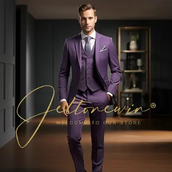italų džentelmenų stiliaus vestuvinis vyras ilgas uodegos paltas jaunikis prom smokingai oficialūs vyriški kostiumai terno masculino (švarkas +kelnės +liemenė) aš