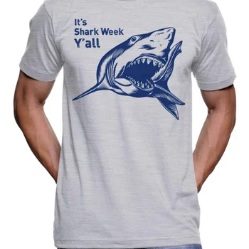 Its Shark Week Yall Funny Shirt Mens For Him Jaws Great White Tv and Movie