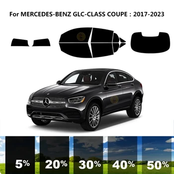 Iš anksto supjaustytas nanokeramikos automobilis UV langų atspalvio rinkinys Automobilinė langų plėvelė skirta MERCEDES-BENZ GLC-CLASS COUPE 2017-2023