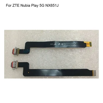 išbandytas Tinka ZTE Nubia Play 5G NX651J USB prievado įkroviklio prijungimo jungtis USB įkrovimo lankstus laidas, skirtas ZTE Nubia Play 5G