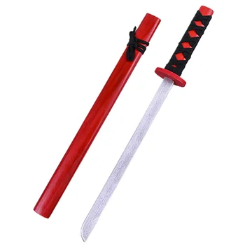 Japoniško stiliaus kardas Žaislinis lengvas medinis Cosplay kardo žaidimo rekvizitas Imituotas japoniškas kardo rekvizitas Japonų dekoravimo amatai