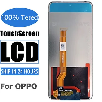 Juodas mobiliojo telefono pilnas LCD ekranas OPPO A1 5G mobiliojo telefono TFT ekrano skydelio jutiklinio ekrano skaitmeninimo įrenginio remontui
