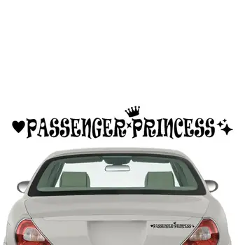 Juokingas automobilio lipdukas Lipdukai Neperšlampamas keleivis Princesės automobilio lipdukai Automobilio lango galinio vaizdo veidrodėlis Mergina Automobilių aksesuarai