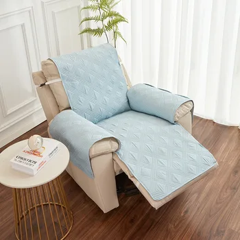 Keturių sezonų universalus atlošiamas sofos užvalkalas Augintiniai Vaikai neslystantis užvalkalas Trijų linijų deimanto formos baldų kėdės pagalvėlės rankšluostis