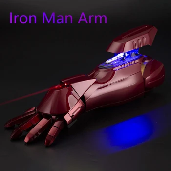 Killerbody Iron Man Mk7 1:1 Nešiojama ranka Įkraunama gali švytėti garso efektu Aukštos kokybės Ironman Cosplay elektrinės rankos dovana