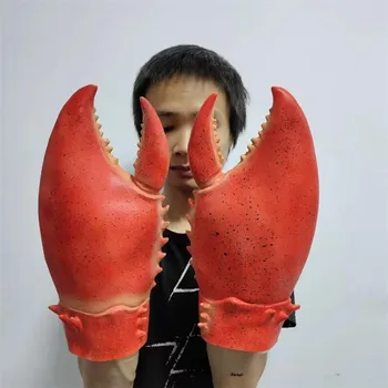 Krabų nagai Cosplay Animal latekso pirštinės Kūrybinis animacinis filmas Mielas Repjė Helovino maskaradinis vakarėlis Išdaigų kostiumo rekvizito dovana