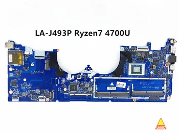 LA-J493P, skirtas HP ENVY X360 15-EE 15M-EE 15Z-EE nešiojamojo kompiuterio pagrindinei plokštei su Ryzen 7 4700U