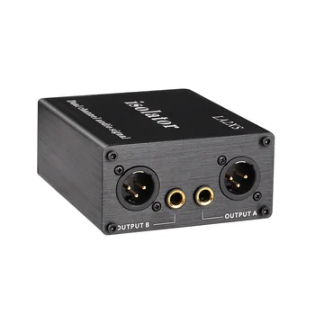 LA2XS garso izoliatoriaus triukšmo mažinimo filtras pašalina esamą triukšmą Dviejų kanalų 6.5 XLR maišytuvo garso izoliatoriai