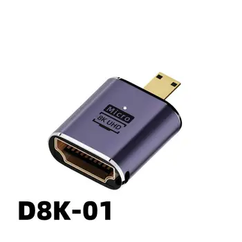  laipsnio U formos Mini lyties adapteris USB3.2 C tipo adapteris USB vyriškas į moteriškas prailginimas USB C keitiklis 2.1V 8K 60Hz