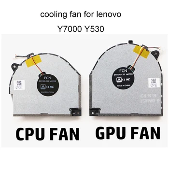 Laptop CPU GPU aušinimo ventiliatoriaus radiatorius Lenovo Legion Y7000 Y7000-1060 1050 Y530 2018 NS85C20-17L15 17L16 DC28000DKD0 28000DKD1