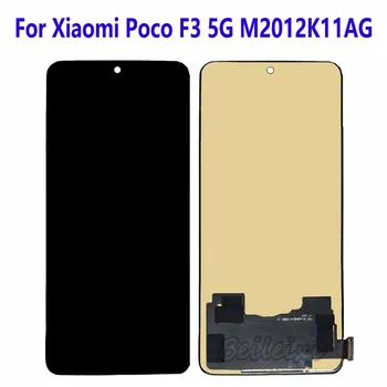 LCD ekrano jutiklinio ekrano skaitmeninimo priemonės surinkimas, skirtas Xiaomi Poco F3 M2012K11AG