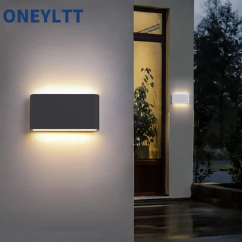 LED sieninis šviestuvas lauko vandeniui atsparus kiemo koridorius itin plona svetainė miegamojo naktinis dvigubas sieninis šviestuvas