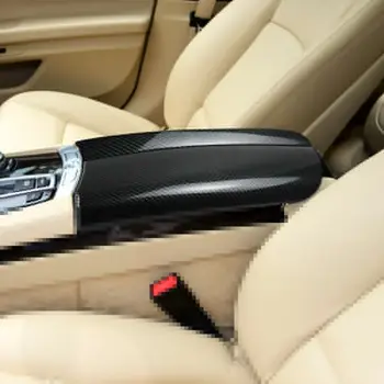 LHD anglies pluošto ABS priekinės centrinės konsolės porankių dangtelis, tinkamas BMW 7 serijos F01 F02 2009-2015