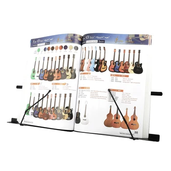 M MBAT Fordable Desktop Music Score Stand Folding Sheet Table Music Book Stand Holder Guitar Smuikas Fortepijonas Praktikuojantis darbastalis