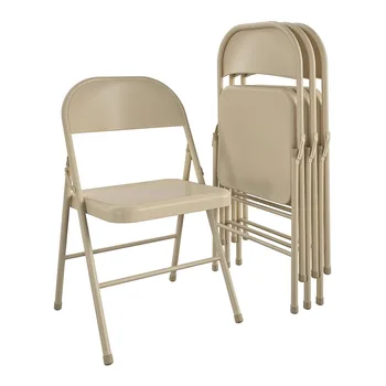 Mainstays plieninė sulankstoma kėdė (4 pakuotė), lauko kėdžių sodas / terasos baldai