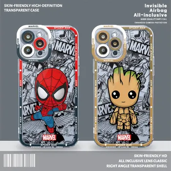 Marvel Spider Man Groot dėklas, skirtas Samsung Galaxy A10s A51 A11 A20s A02 A31 A50 A50s A71 A10 A30 A20 A03 A03S Dangtelis