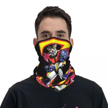 Mazinger Z Super Robot Bandana Neck Gaiter Printed Mask Scarf Multi-use Balaclava Fishing for Men Women Adult Winter