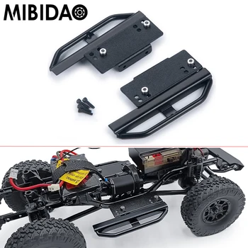 MIBIDAO metalo lydinio šoninių pedalų uolų slankikliai ašiniams SCX24 Deadbolt Chevrolet Wrangler Gladiator Bronco 1/24 RC automobilių modelių dalims