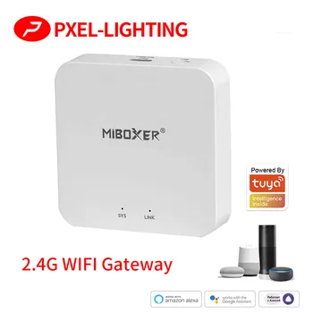 Miboxer WL-Box2 2.4GHz Gateway Wifi valdiklis 5V suderinamas su Mi-Light &MiBoxer 2.4G RF Remote, LED Strip lemputės dimeris