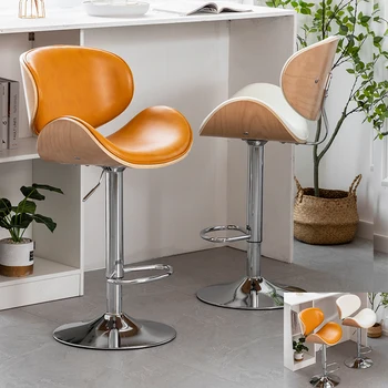 Midcentury ergonomiška baro kėdė pasukamas dizainas Nordic Shipping Bar kėdės Vintage Industrial Taburetes Altos Cocina namų baldai