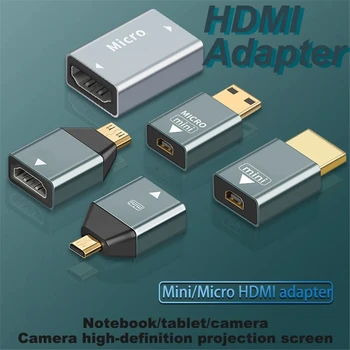 Mini mikro HDTV, suderinamas su HDTV DP adapteris 1.4 keitiklis Moteriškas į vyrišką 4K 60Hz garso vaizdo nešiojamojo kompiuterio monitoriaus projektorius