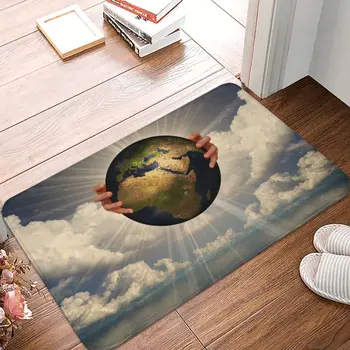 Mitinė fantazija Neslystantis durų kilimėlis Svetainės kilimėlis Žemė Dievas Jūros grindys Kilimas Įėjimo durys Kilimėlis Pagrindinis Dekoratyvinis