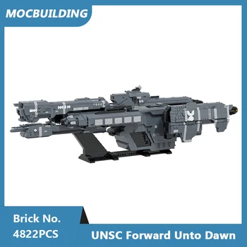 MOC statybiniai blokai UNSC Forward Un to Dawn Model Space 