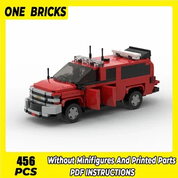 Moc statybinių plytų automobilio modelis Niujorko batalionas 46 Gaisrinių sunkvežimių technologija Moduliniai blokai Dovanos Kalėdiniai žaislai 