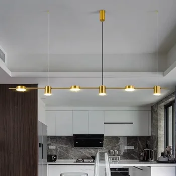 Modernūs LED pakabinami žibintai Kūrybingas paprastas valgomojo stalas Šviestuvas Restoranas Svetainė Miegamasis Virtuvė Vidaus apšvietimas