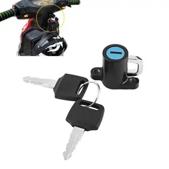 Motociklininko šalmo užraktas Universalus motociklo dviračio šalmo užraktas automobilisStylingas kablys Kablys Šalmas Užraktas kablys su 2 raktais