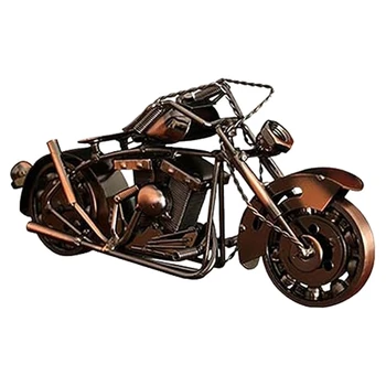 Motociklų geležies meno skulptūrų kolekcija Daugiafunkcis vintažinio stiliaus klasikinis kolekcionuojamas