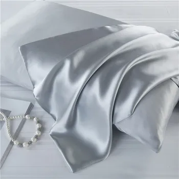 Mulberry Pure Silk pagalvės užvalkalas Natūralus tikras šilkinis natūralios lovos pagalvėlės užvalkalas Satino dėklas Pagalvės patalynė Apsaugokite plaukus Odos priežiūra