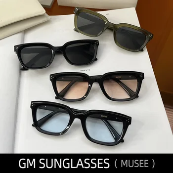 Musee GENTLE GM akiniai nuo saulės moterims Vyrai Juodi akiniai Katės akis MGlasses Spy Fashion Oversized Luxury Designer Brand Jennie