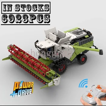 NAUJA 2021 Mažų dalelių technologijos statybinis blokas moc-71485 Cross Country Harvester nuotolinio surinkimo žaislinis modelis Berniuko gimtadienio dovanos