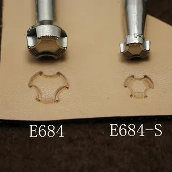 Nauji 2vnt/komplektas Rankiniai odos gamybos įrankiai Odos spausdinimo įrankiai E684