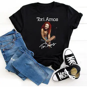 Nauji populiarūs Tori Amos marškiniai Medvilniniai Vyrai visų dydžių Tee B822 ilgomis rankovėmis