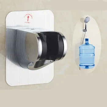 Neperforuotas dušo pjedestalas be pėdsakų lipdukai rankinis dušo laikiklis dušo galvutė fiksuota sėdynė reguliuojama dušo galvutė pagrindas
