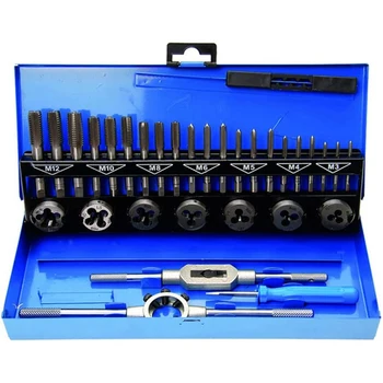 New 32PC Tap And Die Set Hand With 32 Sets Of Tap And Die Tap Tool Set Tap And Die Set Drill Tool Se