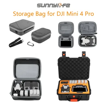 Nešiojamas laikymo krepšys DJI Mini 4 Pro kietam nešiojimui dėklas, skirtas DJI RC 2 krepšiui RC N2 nuotolinio valdymo pultas Drone Case Bagpack priedai