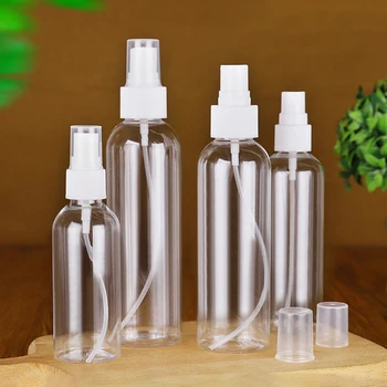 nešiojami tušti purškiami dezinfekavimo buteliukai Pakartotinai užpildomi buteliai keliauja permatomas plastikinis kvepalų buteliukas be toksinių medžiagų ir saugus
