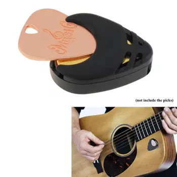 Nešiojamų gitaros kirtiklių laikiklio dėklo rinktuvai Laikymo maišelio dėžutė akustinei gitarai / bosui / ukulele