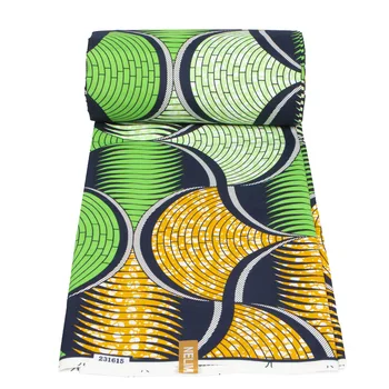 Nigerijos Ankaros vaško audinys garantavo naujas didmenines kainas 100% poliesterio minkštas siuvimas Tissu amatas Afrikos tikras vaškas moterims suknelė