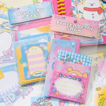 Note Pads Memo Pads Material Paper Korean Thickness To Do List Note Paper Memorandum Non-Sticky Meaasge Paper Stationery