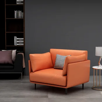 Office Oranžinė sofa Svetainė Klasikinis valgomasis Ergonomiškas Mid Century Itališka žaidimų kėdė Pramoniniai Fauteuil japoniški baldai