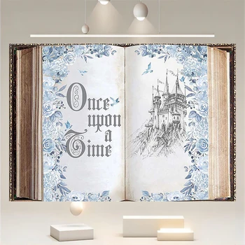 Once Up A Time Fairy Background Dreamland Fantasy Birthday Quinceañera Photography Background Background Decorations Room Wall Banner