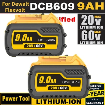 Original for DEWALT Battery 20V for Flexvolt 20V / 60V MAX Replacement Li-ion Battery DCB609 DCB547-XJ DCB200 elektrinių įrankių baterijos