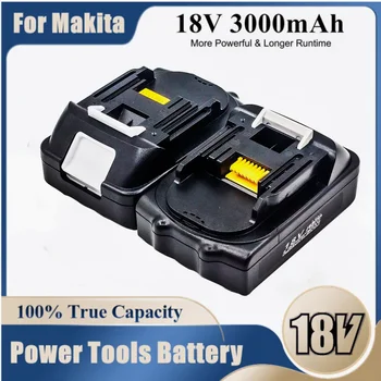 Originalas Makitai BL1830 18V 3000mAh Elektriniai įrankiai Baterijos keitimas BL1815 BL1840 LXT400 194204-5 194205-3 194309-1 L70