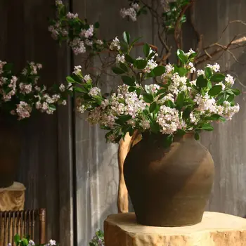 Pasidaryk pats vestuvių dekoravimas biuro namų papuošalams Vakarėlių reikmenys Namų dekoras Dirbtinės gėlės Dirbtinis čiobrelis Netikra gėlė